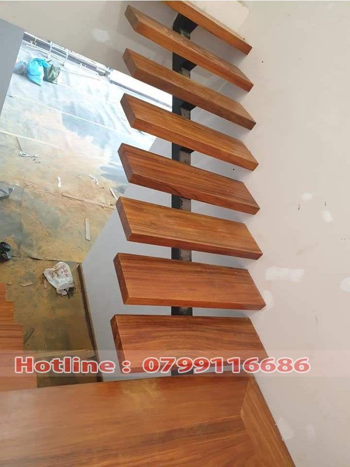 Cầu thang gỗ Lim nam phi 05